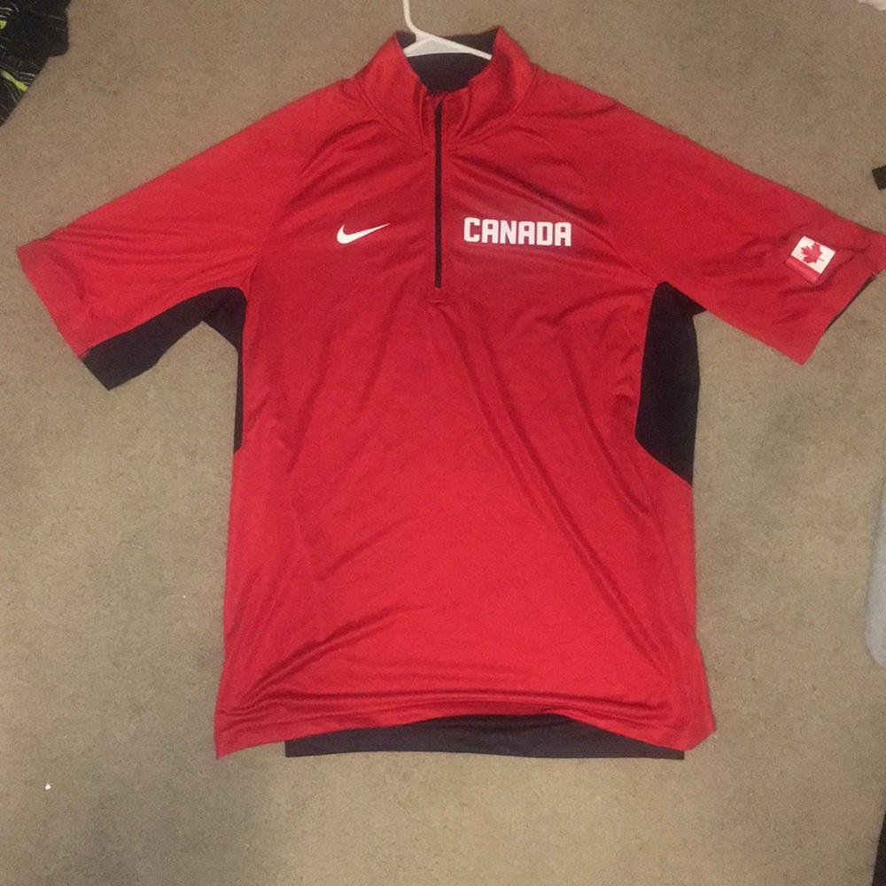 Men’s Nike Canadian Olympic Warm Up Quarter Zip
